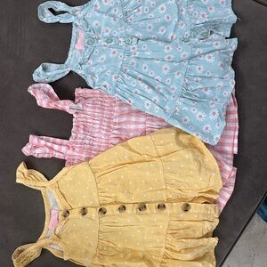 Freestyle Kids Dresses in Blue, Pink, and Yellow